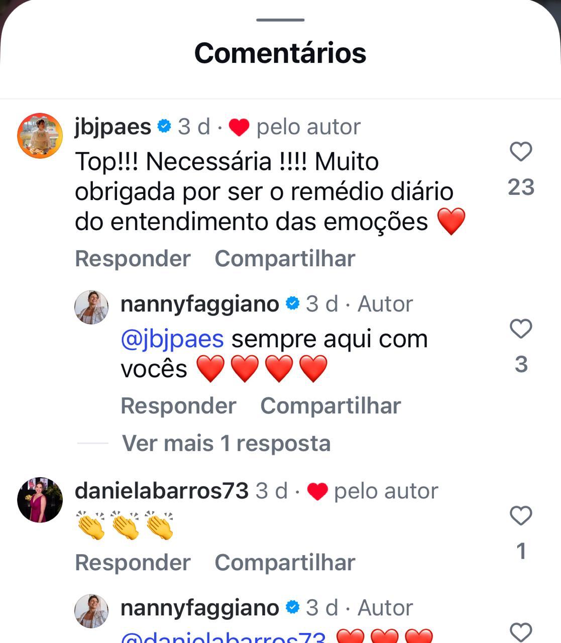 Comentário no Instagram: remédio diário do entendimento das emoções